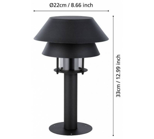 Наземный низкий светильник Eglo Chiappera 900802