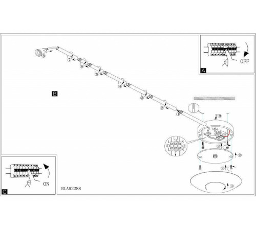 Подвес Eglo ПРОМО Extention 92288