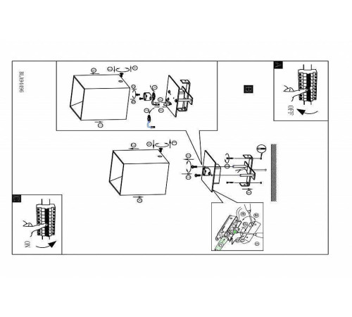Накладной светильник Eglo ПРОМО Polasso 94498