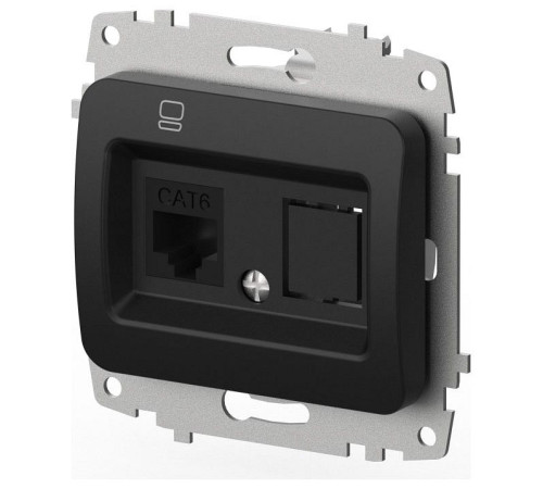 Розетка Ethernet RJ-45 без рамки Elbi Eleсtriс Jazz 607-004800-247