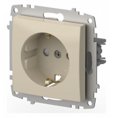 Розетка с заземлением и со шторкой, без рамки Elbi Eleсtriс Zena Vega 609-010300-243