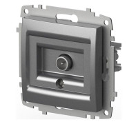 ТВ-розетка проходная без рамки Elbi Eleсtriс Zena Vega 609-011000-272