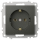 Розетка с заземлением, без рамки Elbi Eleсtriс Zena Vega 609-011100-217