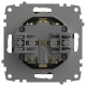 Розетка с заземлением, без рамки Elbi Eleсtriс Zena Vega 609-011100-217