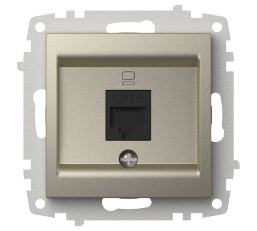 Розетка Ethernet RJ-45 без рамки Elbi Eleсtriс Zena Vega 609-011400-247