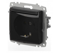 Розетка с заземлением с крышкой, без рамки Elbi Eleсtriс Zena Vega 609-014800-218