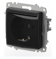 Розетка с заземлением с крышкой, без рамки Elbi Eleсtriс Zena Vega 609-014800-218