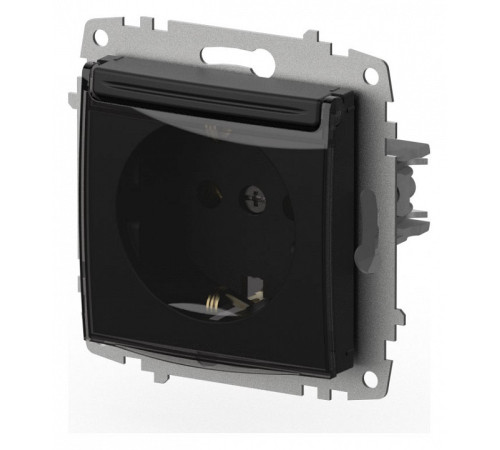 Розетка с заземлением с крышкой, без рамки Elbi Eleсtriс Zena Vega 609-014800-218