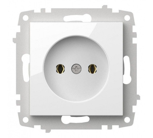 Розетка без заземления, без рамки Elbi Eleсtriс Zena Vega 609-015600-215