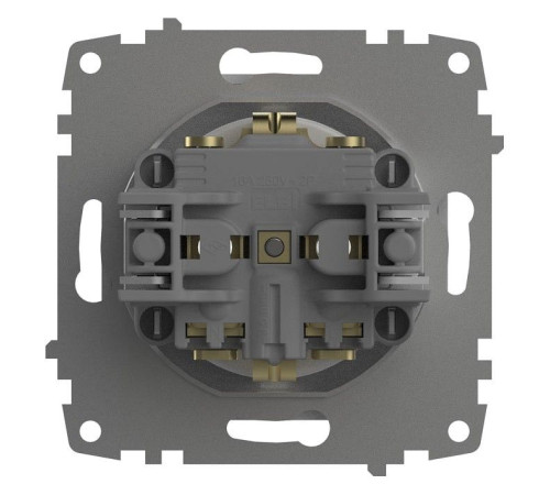 Розетка с заземлением, без рамки Elbi Eleсtriс Zena Vega 609-015600-217