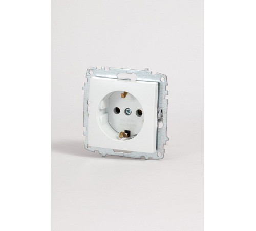 Розетка с заземлением, без рамки Elbi Eleсtriс Zena Vega 609-015600-217
