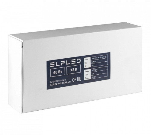 Блок питания с проводом ELFLED ELFLED-Ad12E060-JH