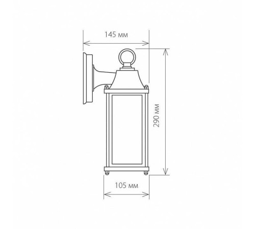 Светильник на штанге Elektrostandard Brick a038438
