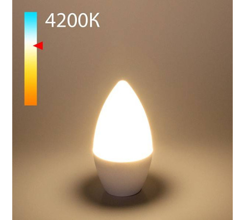 Лампа светодиодная Elektrostandard Свеча E14 8Вт 4200K a048727