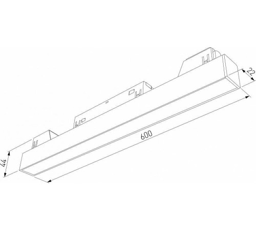 Встраиваемый светильник Elektrostandard Slim Magnetic a062333