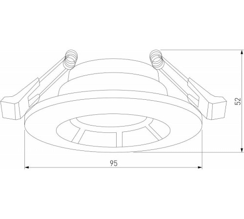 Встраиваемый светильник Elektrostandard Asimo a064265