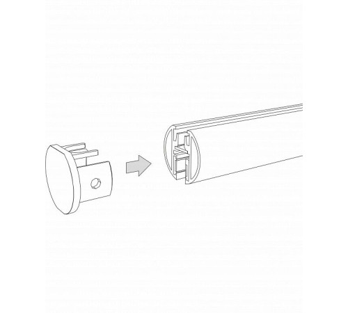 Заглушка для трека Elektrostandard Mini Magnetic a067267