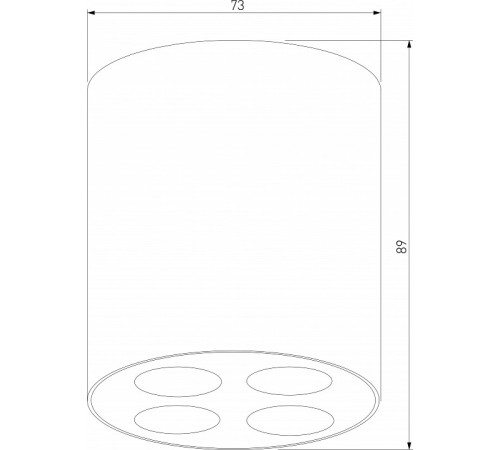 Накладной светильник Elektrostandard Points a067482