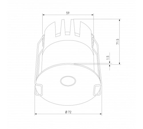 Встраиваемый светильник Elektrostandard Binnie 15275/LED