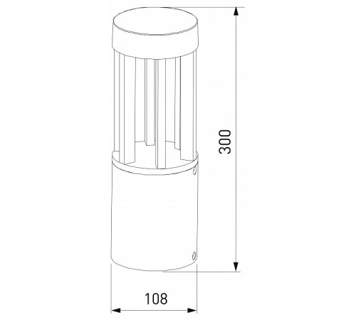 Наземный низкий светильник Elektrostandard Apart 35193/S