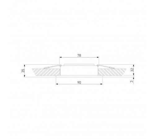 Встраиваемый светильник Elektrostandard Tetro 15276/LED