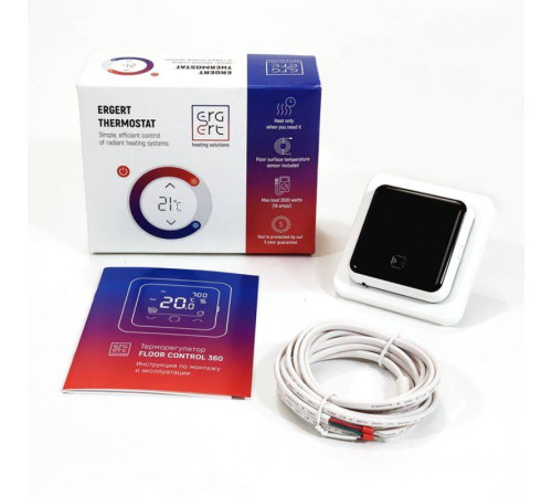 Терморегулятор программируемый ERGERT FLOOR CONTROL 360W Wi-Fi белый ETR360W9010