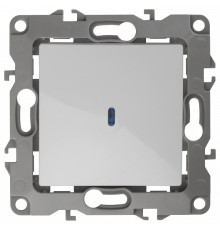 Выключатель одноклавишный с подсветкой без рамки Эра Эра 12 12-1102-01