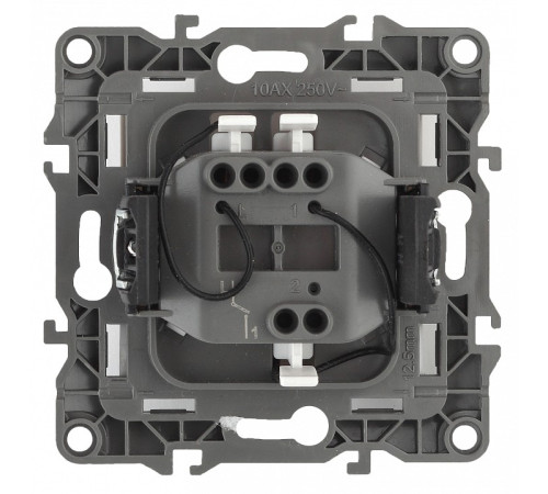 Выключатель одноклавишный с подсветкой без рамки Эра Эра 12 12-1102-01