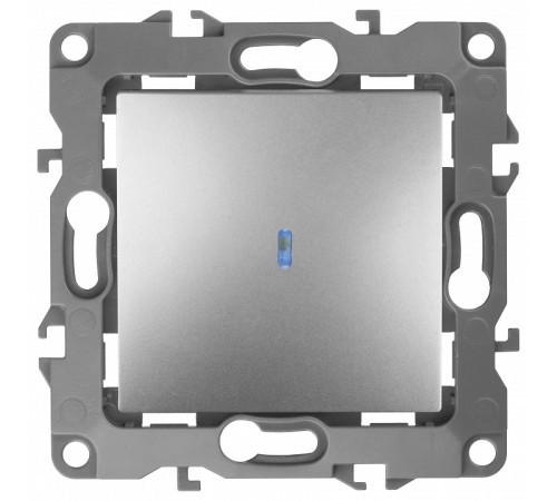 Выключатель одноклавишный с подсветкой без рамки Эра Эра 12 12-1102-03