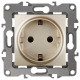 Розетка с заземлением, без рамки Эра Эра 12 12-2101-04