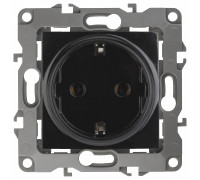 Розетка с заземлением, без рамки Эра Эра 12 12-2101-06