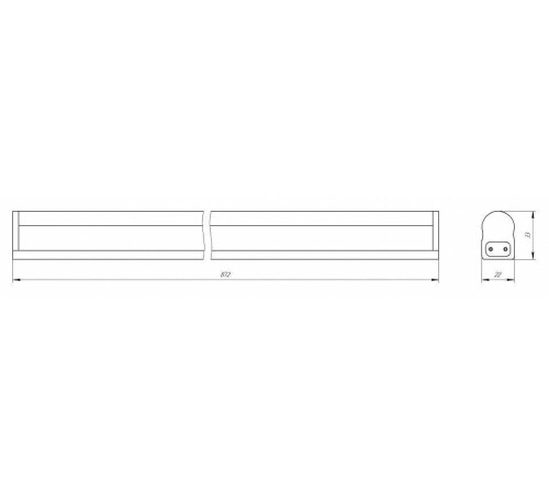 Накладной светильник Эра LLED-01-12W-4000-W