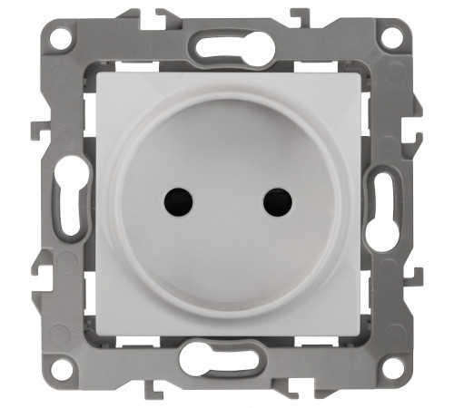 Розетка без заземления, без рамки Эра Эра 12 12-2105-01