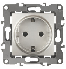 Розетка с заземлением, без рамки Эра Эра 12 12-2101-15