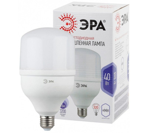 Лампа светодиодная Эра Стандарт LED POWER T120-40W-6500-E27