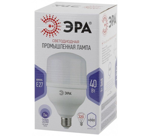 Лампа светодиодная Эра Стандарт LED POWER T120-40W-6500-E27