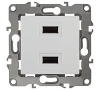 Розетка USB, без рамки Эра Эра 12 12-4110-01