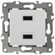 Розетка USB, без рамки Эра Эра 12 12-4110-01