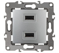 Розетка USB, без рамки Эра Эра 12 12-4110-03