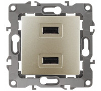 Розетка USB, без рамки Эра Эра 12 12-4110-04
