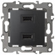 Розетка USB, без рамки Эра Эра 12 12-4110-05