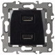 Розетка USB, без рамки Эра Эра 12 12-4110-06
