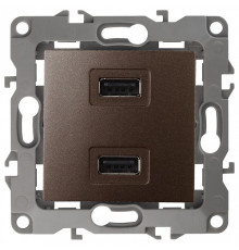 Розетка USB, без рамки Эра Эра 12 12-4110-13