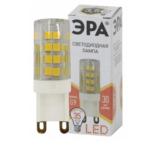 Лампа светодиодная Эра Стандарт LED JCD-3,5W-CER-827-G9