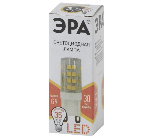 Лампа светодиодная Эра Стандарт LED JCD-3,5W-CER-827-G9