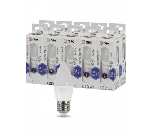 Лампа светодиодная Эра Стандарт LED B35-7W-860-E27
