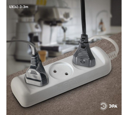 Удлинитель Эра UX(6)-3-3m