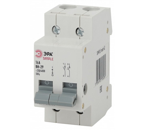 Выключатель нагрузки 2P Эра ВН-29 SIMPLE-mod-59