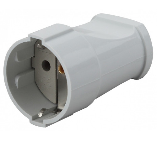 Розетка с заземлением Эра Rx2-W