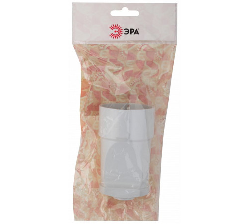 Розетка с заземлением Эра Rx2-W